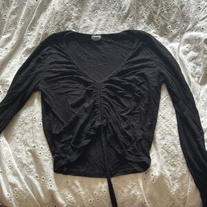 Garage tie front top - best going out top